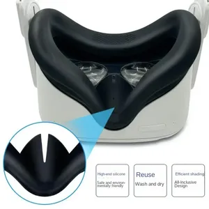 Bantalan wajah pengganti untuk ocular Quest 2, braket penutup wajah bantalan pelindung untuk ocular Quest 2 VR Aksesori - Product Image 3