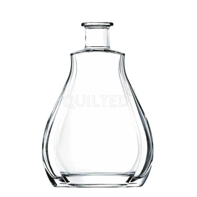 Kostenloses Muster benutzerdefinierte Etiketten und Design 700 ml Glasflaschen für Spirituose 750 ml