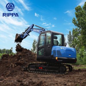 Rippa R57 escavatore 5Ton 6Ton Mini escavatore macchina Micro Bagger scavatore cingolato escavatore Diesel Mini con motore Kubota Yanmar - Product Image 2