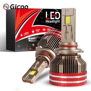 Faros Delanteros Gicoo K15 de 270W Súper Brillantes H4 H7 H11 HB3 HB4 Canbus Sin Errores, Bombillas LED para Automóvil con EMC Integrado, 6000k 9005 9006 - Product Image 1
