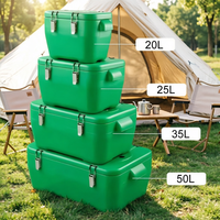 4-teiliges Set 20L/25L/35L/50L Catering Speisenwärmer Isolierte Thermobehälter für Outdoor-Veranstaltungen