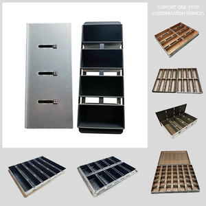 Boîte à pain grillé commerciale personnalisée en carton ondulé avec 4 sangles, boîte de levage antiadhésive pour sandwichs, moule à pain de boulangerie pour four avec grand couvercle - Product Image 1