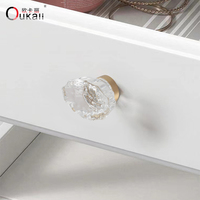 Oukali luxe Europe Style diamant cristal placard tiroir bouton armoire tire cuisine porte armoire poignées