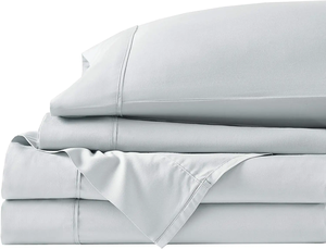 Bộ Ga Trải Giường 100% (Từ Tre) Không Gian Thoải Mái Tấm Làm Mát Thoáng Khí Với 15 Túi Sâu Bộ Ga Trải Giường Ấm Cúng Tất Cả Các Mùa - Product Image 4