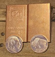 Barra de Cobre de 1 kg, 1, 5, 10 oz, Personalizada, Barra de Lingote Chapada en Oro y Plata de 1 Kilo en Venta, Barra de Lingote de Cobre Cuadrada