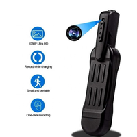 Caméra stylo numérique miniature T189 HD 1080P, caméscope corporel portable avec capteur d'image CMOS MicroSD et clip
