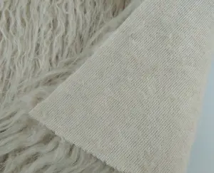 Tessuto di pelliccia sintetica acrilica a pelo lungo morbido di alta qualità di vendita caldo per indumento/moquette/tessuti per la casa/giocattolo