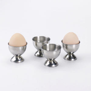 Tasses à oeufs élégantes bol à vin créatif plateaux de porte-oeufs en <span class=keywords><strong>acier</strong></span> inoxydable pour la cuisine et le restaurant cuisine pour voyage - Product Image 3