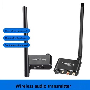 อะแดปเตอร์เสียงไร้สาย 2.4G RX/<span class=keywords><strong>TX</strong></span> 3.5 มม. RCA ตัวขยายสัญญาณเสียง LAN ตัวส่งสัญญาณเสียงพลาสติก ตัวรับสัญญาณ - Product Image 3