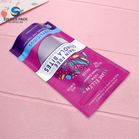 Emballage personnalisé en sachet plastique imprimé, sachet refermable de qualité alimentaire, sachet Doypack en Mylar