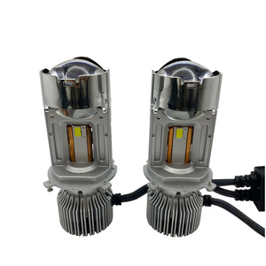 หลอดไฟหน้ารถยนต์ LED แบบสองเลนส์โปรเจคเตอร์เลเซอร์ LED H4กำลังสูง - Product Image 1