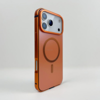 Coque magnétique couleur originale pour iPhone 17 Pro Max 3400GS Cadre en aluminium magnétique puissant Coque métallique antichoc 17 Pro