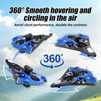 Avion RC en mousse EPP, hélicoptère à 360 degrés, avion de chasse avec lumière, planeur RC, avion RC acrobatique, jouets d'avion RC