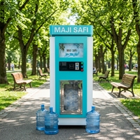 Distributeur d'eau mobile professionnel en libre-service pour l'extérieur, station de recharge d'eau purifiée, équipement pour les entreprises