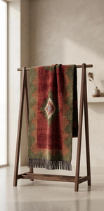 Southwestern Tribal <b>Runner</b> <b>Rug</b> | Handmade Wool Jute Geometric Carpet for Farmhouse Hallway Entryway Bedroom Living Room Decor - Product Image 5