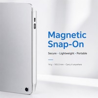 Lápiz Óptico Activo para iPad, Android y Windows, Sistema Dual Recargable, Pantalla LED de Batería, Carga Tipo-C, No Requiere Bluetooth