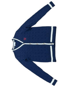 Cárdigan Unisex con Cuello en V, Suéter de Talla Grande, Prendas de Punto de Invierno, Hilo de Lana, Tela Transpirable, Detalle de Botones, Posición de Logotipo Personalizado - Product Image 3