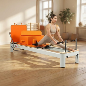 <span class=keywords><strong>Reformer</strong></span> de Pilates de Aluminio Blanco |   Accesorios para Equipos de Fitness |   Cama de Estudio de Fisioterapia - Product Image 1