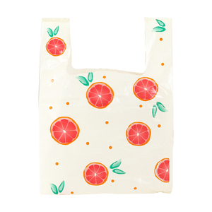 Custom Printed Plastic T Shirt Shopping Bag Vest Handle Retail Carrier Bag for Supermarket Grocery Store <b>Packaging</b> OEM Service - Product Image 4