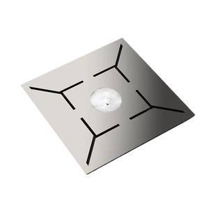 Règle multifonctionnelle pour drain de sol <span class=keywords><strong>Carreleur</strong></span> Nouvel outil Règle triangulaire en acier inoxydable - Product Image 1