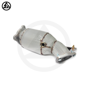 Scarico ad alte prestazioni CSZ per Audi A4 A5 A6 <span class=keywords><strong>A7</strong></span> Q5 B9 2.0T in acciaio inox 304 con scudo termico, accessori auto, downpipe catalizzato - Product Image 4
