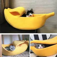 Lit pour animaux de compagnie personnalisable pour petits et moyens chiens et chats, style moderne, en nylon écologique, confortable, pour un sommeil profond, avec motif uni