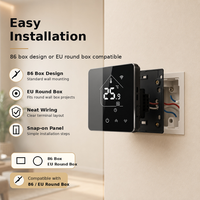 Termostato Inteligente Programable Comfurter Resistente al Agua con Garantía de 3 Años, Controlador de Temperatura Wifi con Sensor Externo