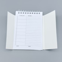 Cahiers spirales personnalisés, blocs-notes sténographiques, carnets à spirale, blocs-notes résistants à l'humidité, cahiers d'exercices, impression sur carton, formats A4/A5/A6