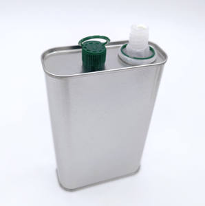 <span class=keywords><strong>Prix</strong></span> d'usine – Boîte métallique vide pour huile d'olive, format carré F-style, 500 ml/1000 ml/1 L, pour emballage d'huile de cuisson - Product Image 2