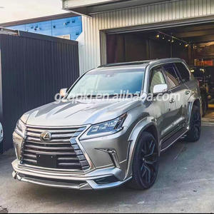 Applicable au kit carrosserie Lexus <span class=keywords><strong>LX570</strong></span> <span class=keywords><strong>LX570</strong></span> fibre de carbone large corps roue sourcil <span class=keywords><strong>WALD</strong></span> version <span class=keywords><strong>LX570</strong></span> garde-boue large - Product Image 2