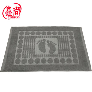 Tapis de bain rectangulaire antidérapant en coton 21 plis avec adhésif thermofusible Xinshang pour usage hôtelier - Product Image 2