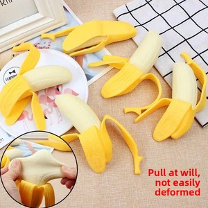 Peelable Banana Squishy Fidget <b>Toy</b>, Slow Rebound Stress Relief Squeeze <b>Toy</b>, Funny Prank Creative Decompression <b>Toy</b> - Product Image 2