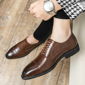 <span class=keywords><strong>Mocasines</strong></span> <span class=keywords><strong>de</strong></span> Oficina para <span class=keywords><strong>Hombre</strong></span>, <span class=keywords><strong>de</strong></span> PU Suave, Planos y <span class=keywords><strong>de</strong></span> Lujo, Zapatos <span class=keywords><strong>de</strong></span> Vestir Cómodos en Negro y Marrón, Zapatos Oxford - Product Image 5