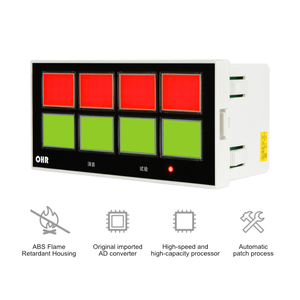 AC100-240V DC 24V thông minh LCD 8 cửa sổ bảng điều chỉnh báo động <span class=keywords><strong>annunciator</strong></span> với Relay báo động đầu ra - Product Image 4
