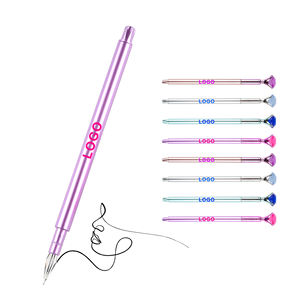 Bolígrafo de Gel de Plástico Promocional Personalizado, con Cristal de Diamante Grande, Recargas de 1.0 mm, Impresión de Logotipo Personalizado, Regalo de Oficina - Product Image 1