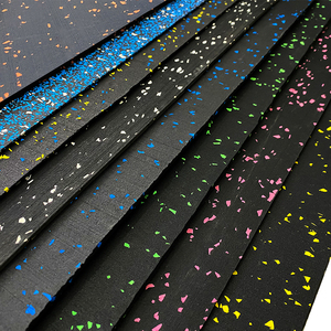 3-12mm phòng tập thể dục hấp thụ sốc tái chế sàn cao su CuộN EPDM + SBR - Product Image 6