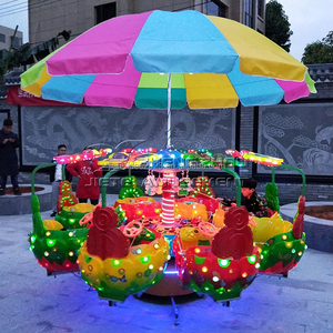 Equipo de entretenimiento de pez volador giratorio cuadrado Máquina de juego de <span class=keywords><strong>coche</strong></span> de <span class=keywords><strong>juguete</strong></span> de videojuego al aire libre cuadrado - Product Image 4