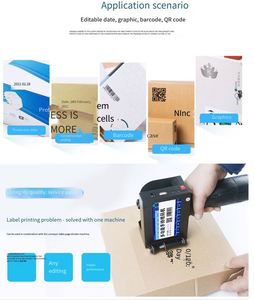 Handheld Coding Machine, Small Coding Machine, Date Coding, Character Coding, Shelf Life Coding, Fully Automatic Carton Coding - Product Image 6