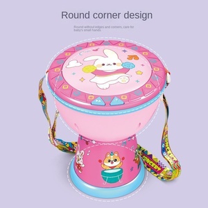 Bébé Basse De Poche Multifonctionnel Puzzle Tambour Jouet Musique Tambour À Main Instrument De Musique En Plastique ABS - Product Image 2