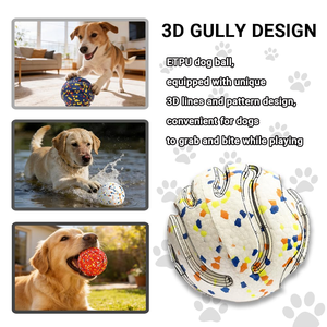 Vente en gros usine : Jouet pour chats et chiens en EVA durable, style classique, durable, avec balle creuse pour le nettoyage agressif des dents - Product Image 5