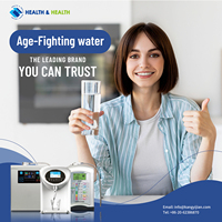 Ionizador de Agua Alcalina de 7 Placas con Electrodos de Platino y Titanio, Filtro Doble y Autolimpieza para Hogar, Oficina, Clínica, OEM, ODM
