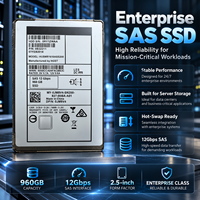 Pour Dell Enterprise Plus 960 Go SAS SSD 12 Gbit/s 2,5 pouces HUSMR1610ASS200 PN 0JM8V4 Disque SSD d'entreprise