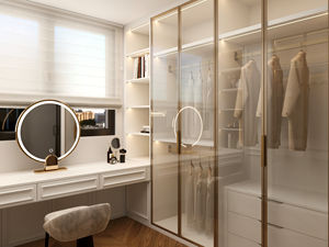 Ensemble de meubles de chambre à coucher Zofa 2025, armoire classique blanche contemporaine, armoire sur mesure - Product Image 3