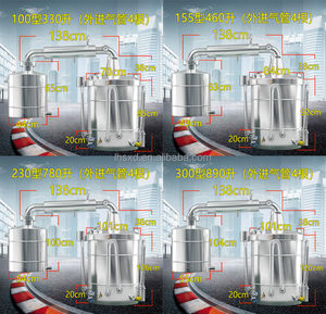 Máquina de elaboración de cerveza eléctrica de acero inoxidable, equipo de horneado de vino, destilador de agua, Rosa hidrosol - Product Image 5