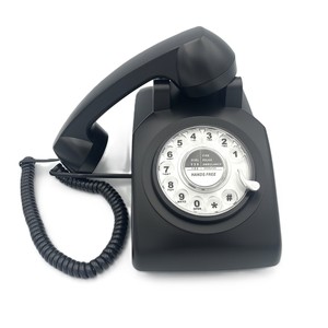 <span class=keywords><strong>Téléphone</strong></span> sans fil <span class=keywords><strong>à</strong></span> <span class=keywords><strong>cadran</strong></span> <span class=keywords><strong>rotatif</strong></span> classique de style rétro <span class=keywords><strong>à</strong></span> l'ancienne Sonnerie électronique pour <span class=keywords><strong>téléphone</strong></span> de livre d'or audio de mariage - Product Image 2