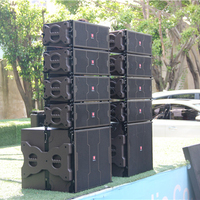 Mini système de sonorisation actif double 5 pouces Line Array pour location, idéal pour les églises, spectacles en intérieur et scènes.