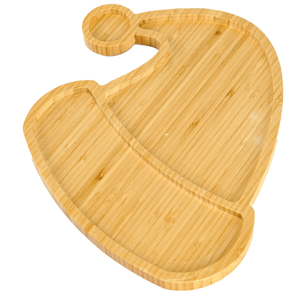 Bandejas de Madera Natural Ecológicas con Diseño de Plantas para Servir Aperitivos, Bandejas de Madera Maciza con Diseño de Gorro de Santa Claus para <span class=keywords><strong>Navidad</strong></span> - Product Image 2