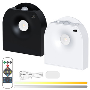 Veilleuse à capteur de présence humaine T112, LED, murale, rechargeable avec USB C, fixation magnétique pour chambre et couloir - Product Image 1