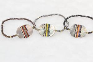 クラシックなボヘミアン民族風ビーズブレスレット、手織りのミユキライスビーズとシェル素材のビーズブレスレット、卸売カスタマイズ - Product Image 4