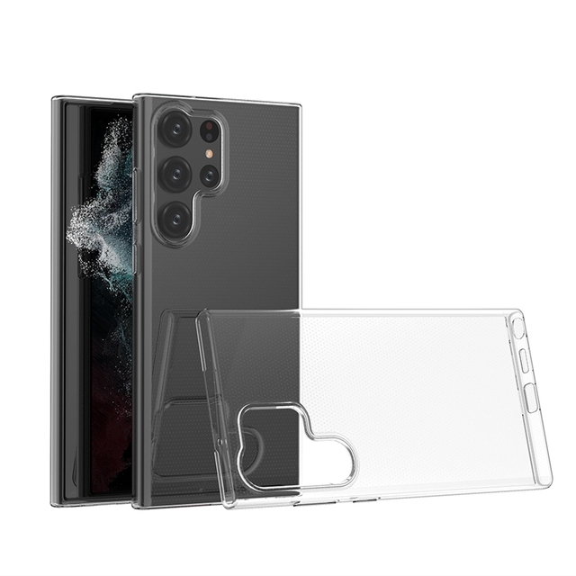 For Samsung Galaxy S25 Clear Case Transparent Ultra Thin Anti-Scratch Flexible Soft TPU Phone S23 Ultra S24 Case